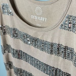 Old Navy Sequin Tank Top